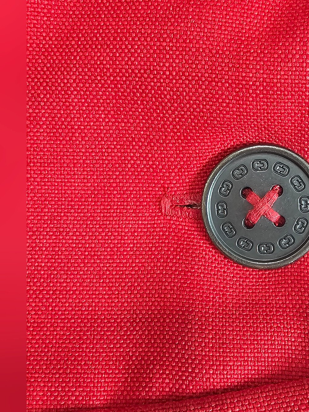 OGIO Red Backpack with Button Accent - Picture 6 of 14